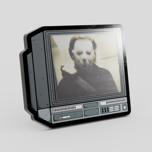 CRTV Lenticular Michael Myers Halloween Knife Pin