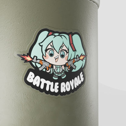 Battle Royale Miku Vinyl Sticker