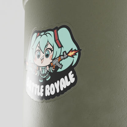 Battle Royale Miku Vinyl Sticker