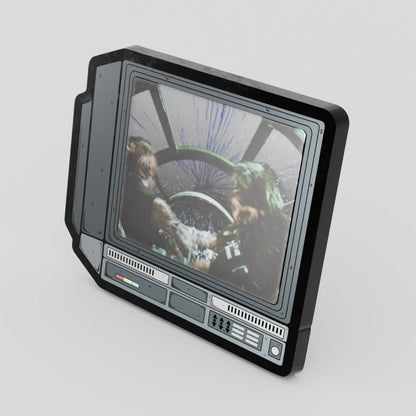 CRTV Lenticular Millennium Falcon Pin
