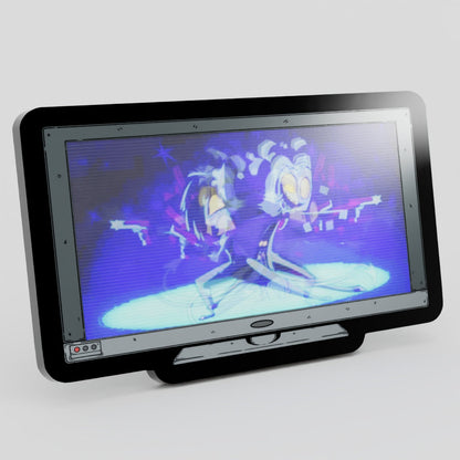 Monitor Lenticular {Helluva Boss} Millie and Moxxie Enamel Pin