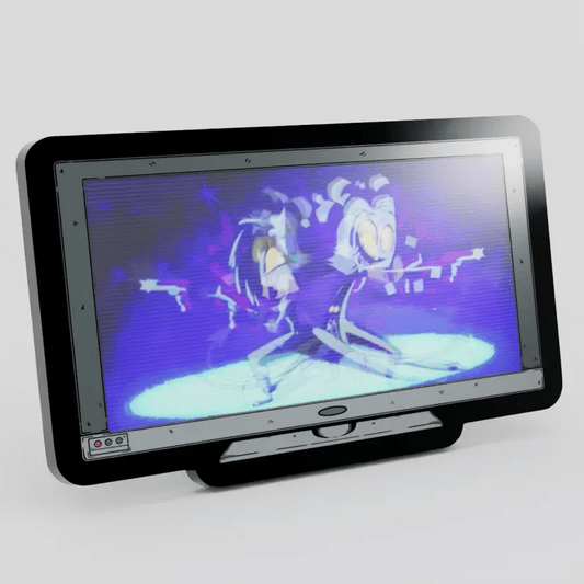 Monitor Lenticular {Helluva Boss} Millie and Moxxie Enamel Pin