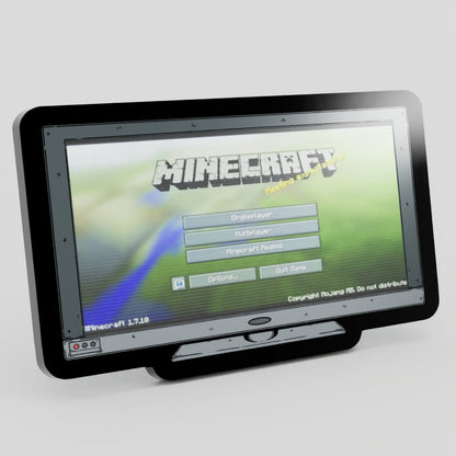 Monitor Lenticular Minecraft Enamel Pin