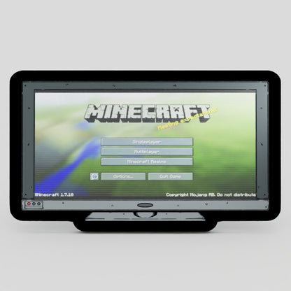 Monitor Lenticular Minecraft Enamel Pin