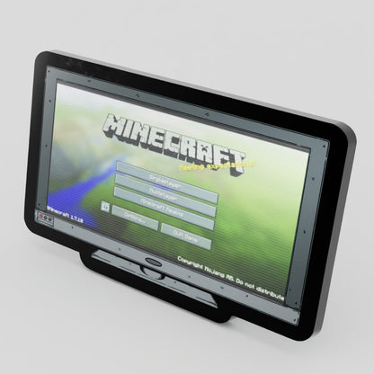 Monitor Lenticular Minecraft Enamel Pin