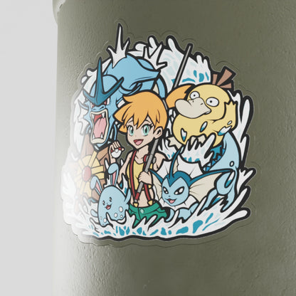 Misty Pokemon Vinyl Sticker