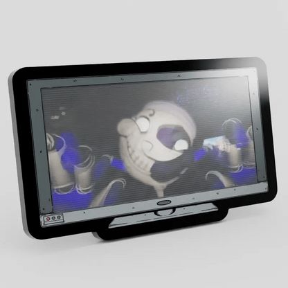 Monitor Lenticular {FNAF} Moon Enamel Pin