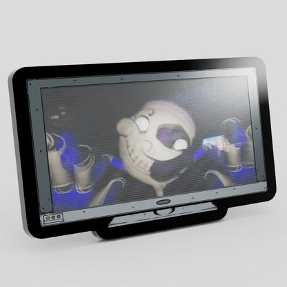Monitor Lenticular {FNAF} Moon Enamel Pin