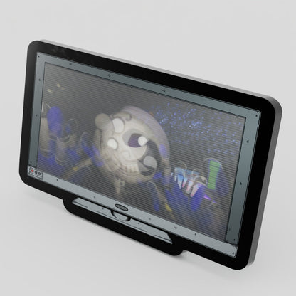 Monitor Lenticular {FNAF} Moon Enamel Pin