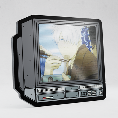 CRTV Lenticular Mushi Mushi Pin