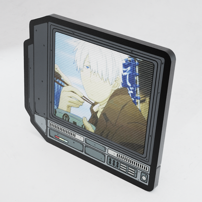 CRTV Lenticular Mushi Mushi Pin