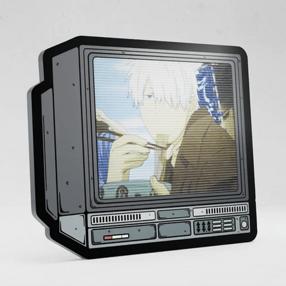 CRTV Lenticular Mushi Mushi Pin