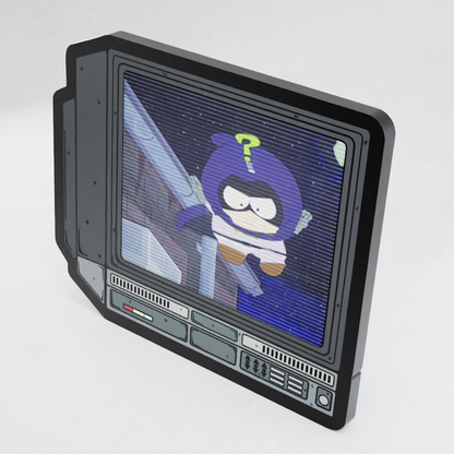 CRTV Lenticular Mysterion Pin