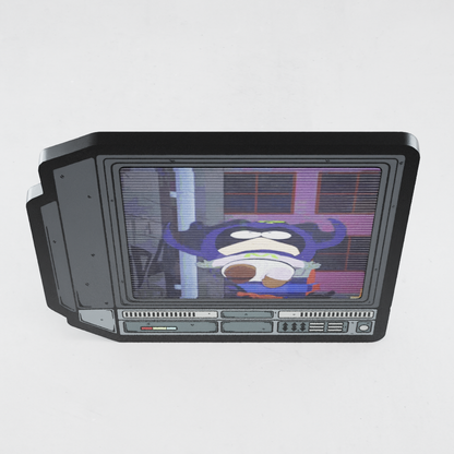 CRTV Lenticular Mysterion Pin