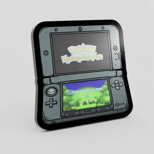 WS-3DS Lenticular Pokemon Mystery Dungeon Time Enamel Pin