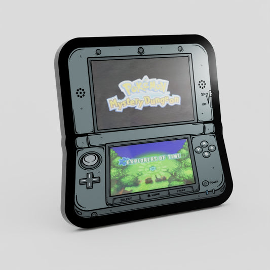 WS-3DS Lenticular Pokemon Mystery Dungeon Time Enamel Pin