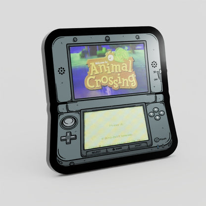 3DS Lenticular New Leaf Enamel Pin