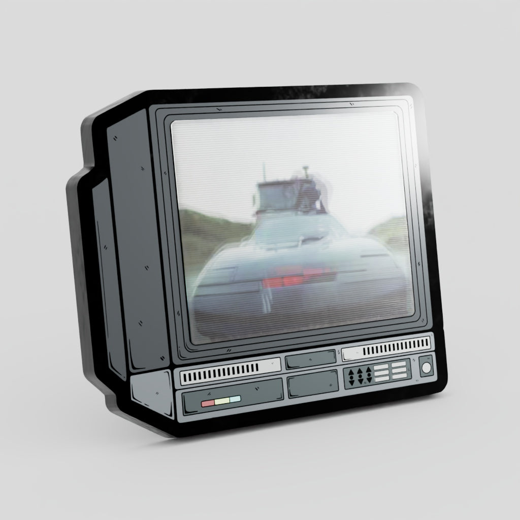 CRTV Lenticular Night Rider Pin
