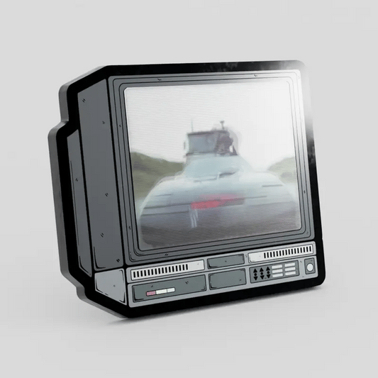 CRTV Lenticular Night Rider Pin