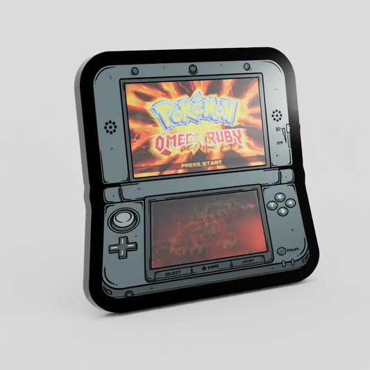 WS-3DS Lenticular Pokemon Omega Ruby Enamel Pin