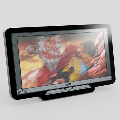 WS-Monitor Lenticular Invincible OmniVsMark Enamel Pin