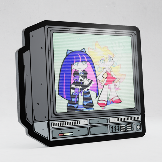 CRTV Lenticular Panty And Stocking Wave Pin