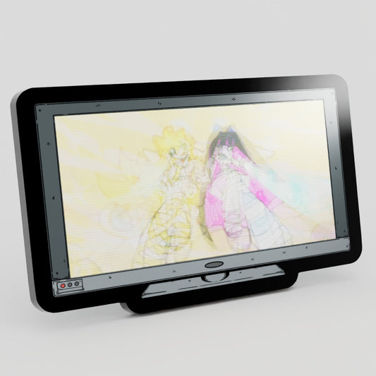 WS-Monitor Lenticular Panty and Stocking Enamel Pin