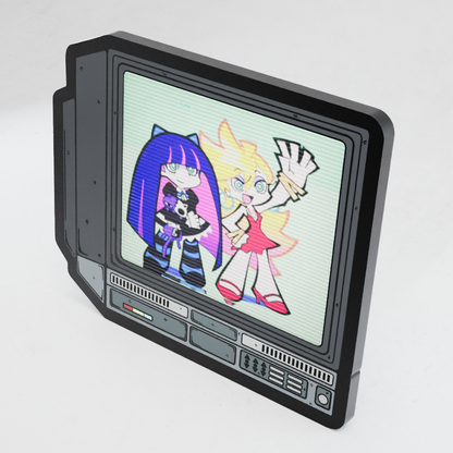 CRTV Lenticular Panty And Stocking Wave Pin