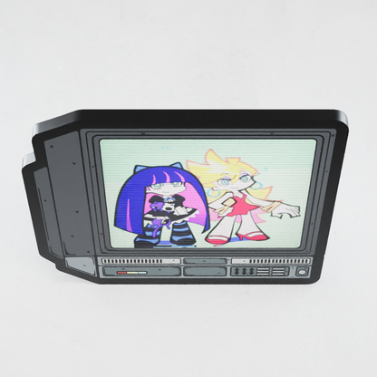 CRTV Lenticular Panty And Stocking Wave Pin
