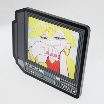 CRTV Lenticular Panty Wipe Mouth Pin