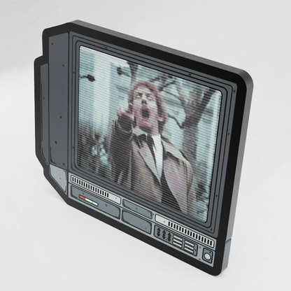 CRTV Lenticular People Snatchers Pin