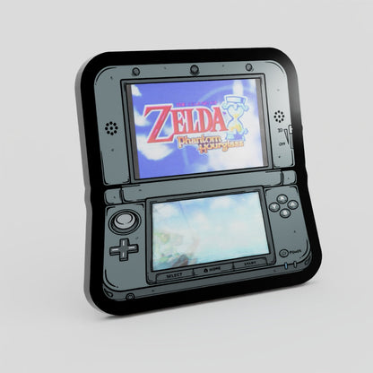 3DS Lenticular Phantom Hour Glass Enamel Pin