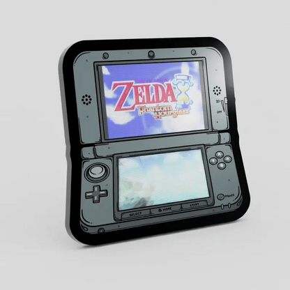 3DS Lenticular Phantom Hour Glass Enamel Pin