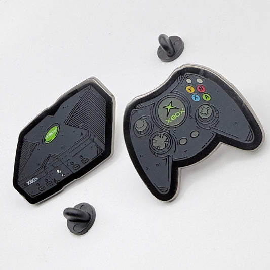 Xbox & Controller Hard Enamel Pin