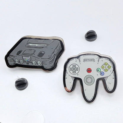 N64 & Controller Hard Enamel Pin