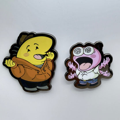 2" Pim Smiling Friends Hard Enamel Pin