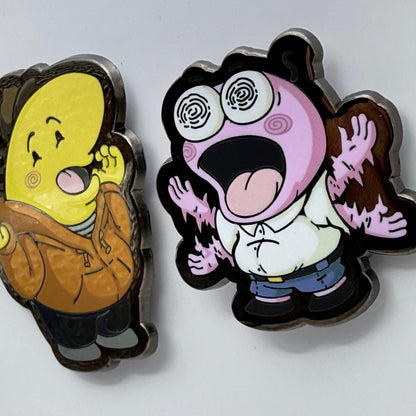 2" Pim Smiling Friends Hard Enamel Pin