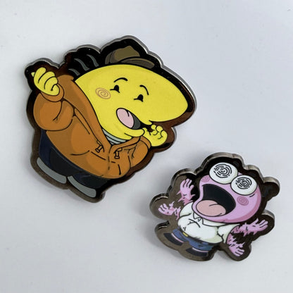 2" Pim Smiling Friends Hard Enamel Pin