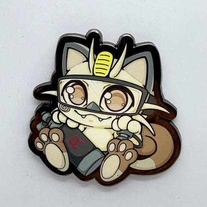 2" Diver Meowth Hard Enamel Pin