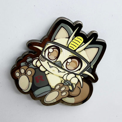 2" Diver Meowth Hard Enamel Pin