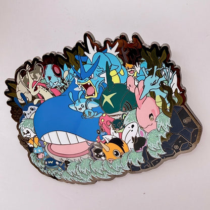 4" Mega Wailord Hard Enamel Pin