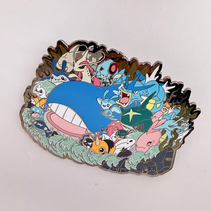 4" Mega Wailord Hard Enamel Pin