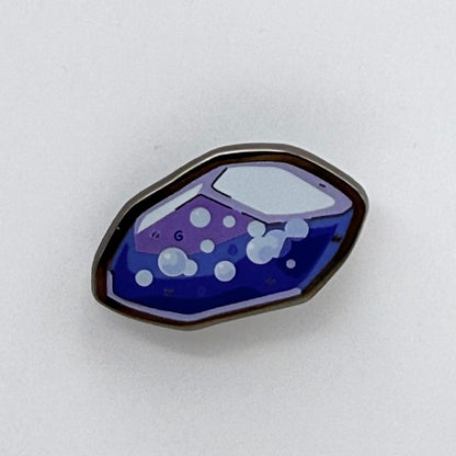 1" Pokemon Waterstone Mini Hard Enamel Pin