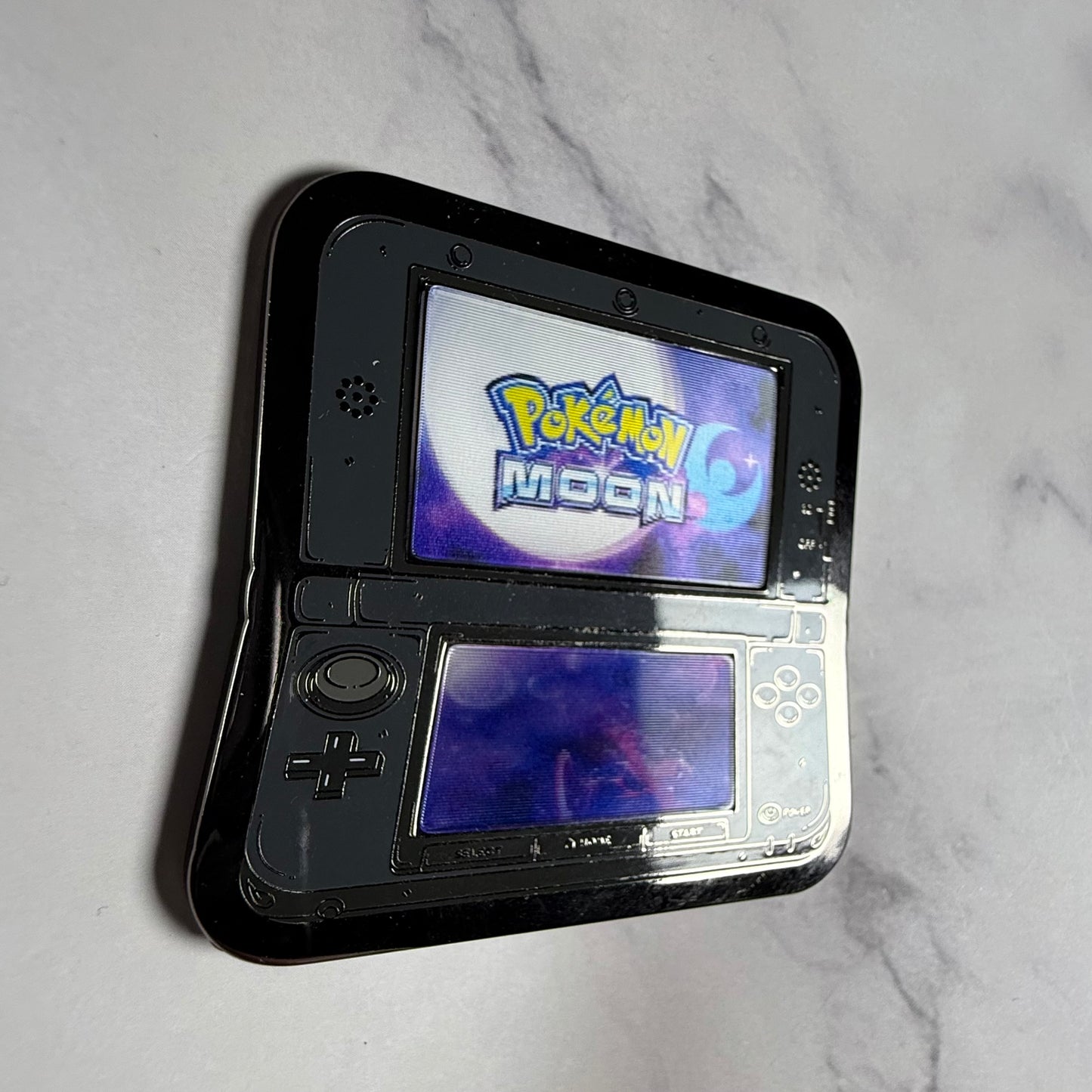 3DS Lenticular Pokemon Moon Enamel Pin
