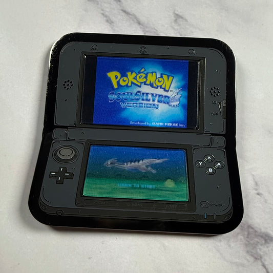 3DS Lenticular Pokemon Soul Silver Enamel Pin