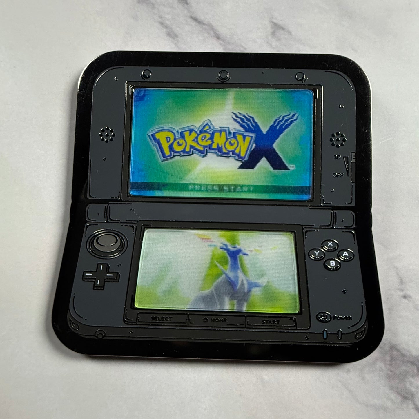 3DS Lenticular Pokemon X Enamel Pin