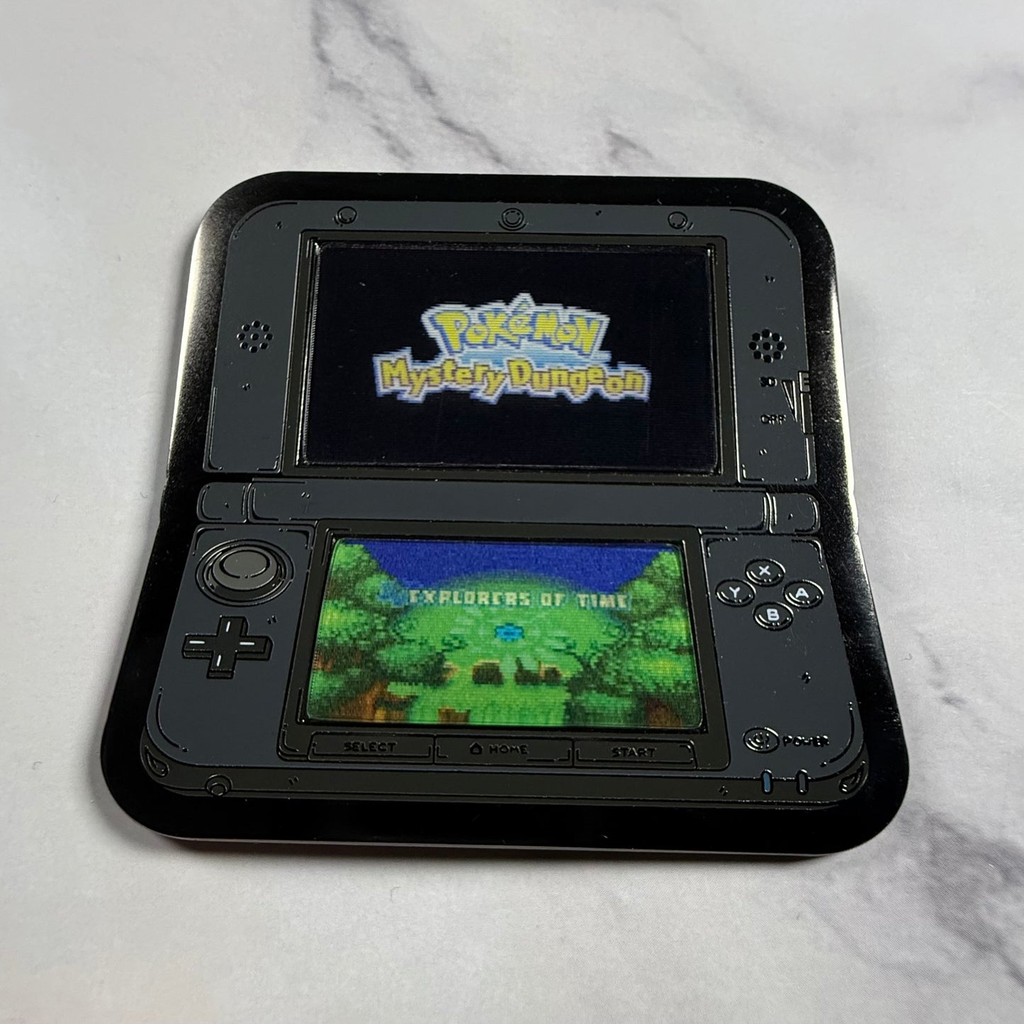 3DS Lenticular Pokemon Mystery Dungeon Time Enamel Pin