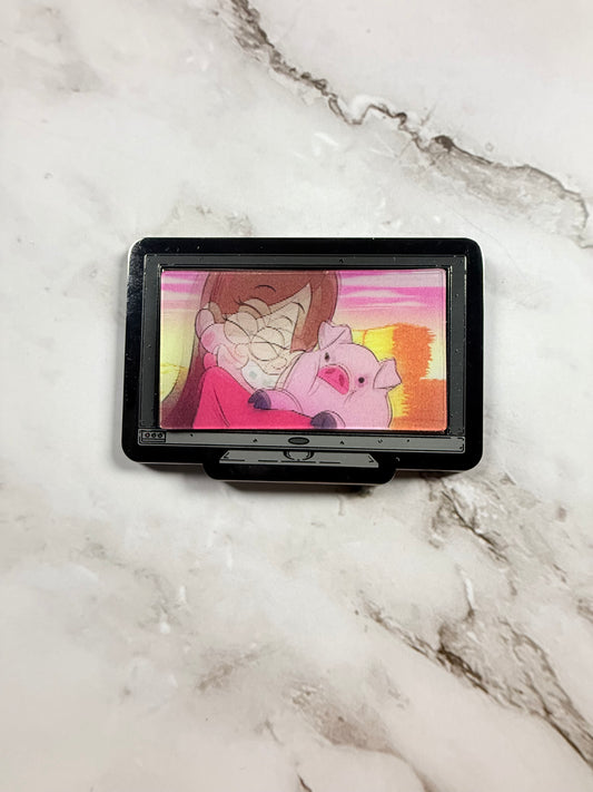 Monitor Lenticular {Gravity Falls} Mabel Enamel Pin