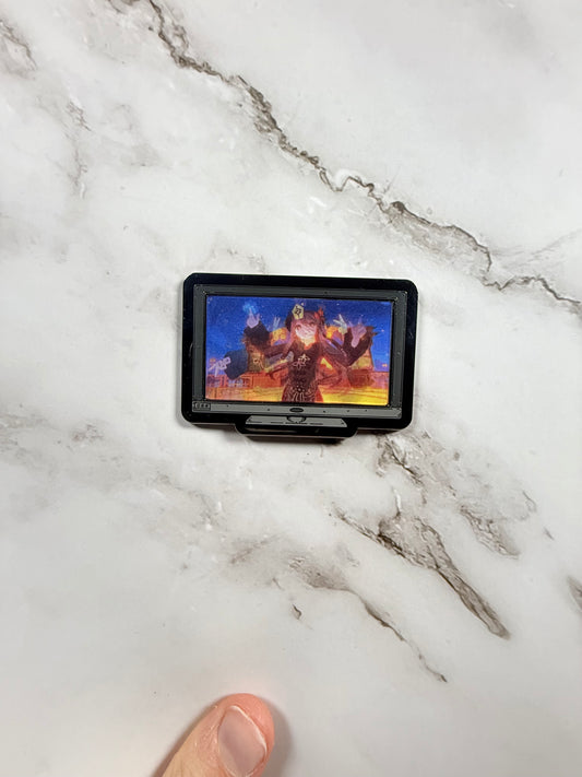 Monitor Lenticular {Genshin} Hu Tao Enamel Pin