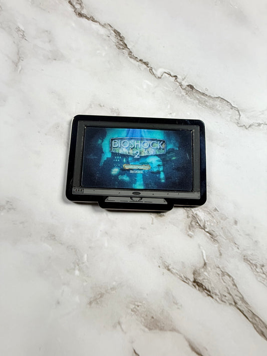 Monitor Lenticular Bioshock 2 Enamel Pin